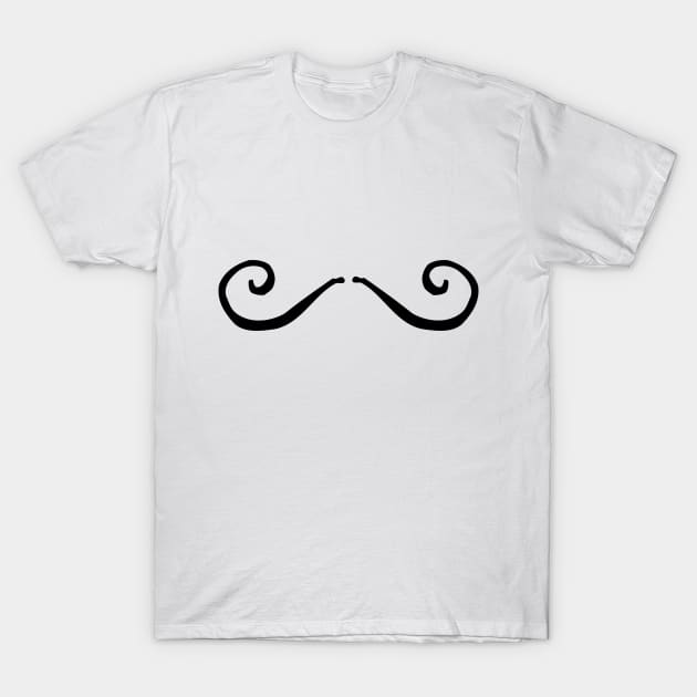 Moustache T-Shirt by hedehede